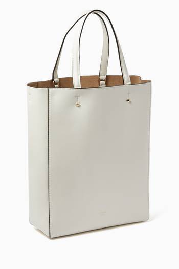 hover state of Medium Lenny N/S Tote Bag in Calf Leather