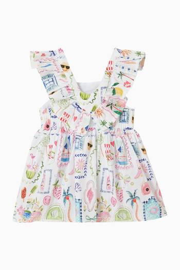 hover state of Summer Vacay Overlay Dress in Cotton