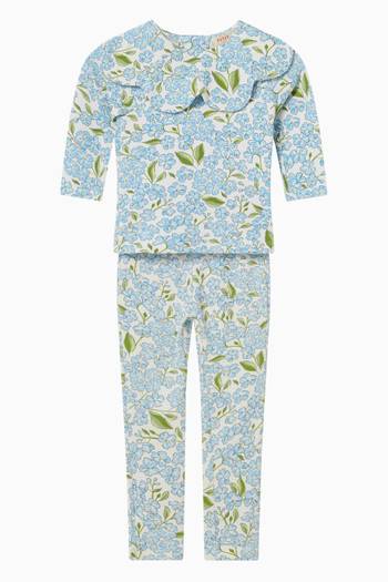 hover state of Floral-print Leggings