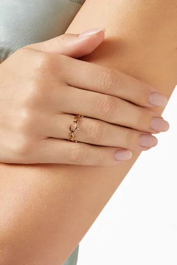 Maya Hob Ring in 18kt Rose Gold