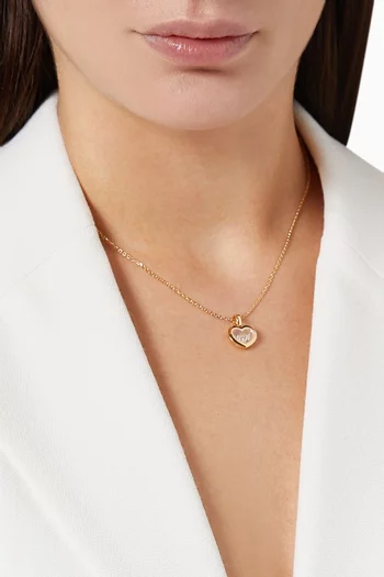 Happy Diamonds Icons Pendant Necklace in 18kt Yellow Gold