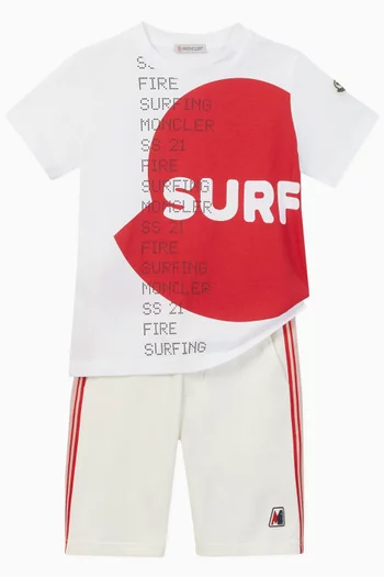 Surf Graphic Cotton T-shirt  