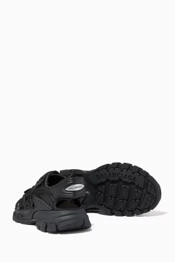 Track Sandals in Mesh and Nylon
