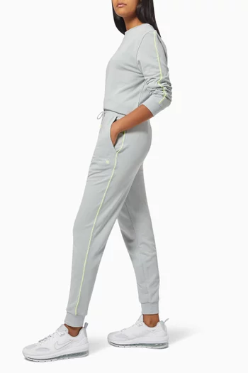 Claire Neon Piping Sweatpants in Cotton