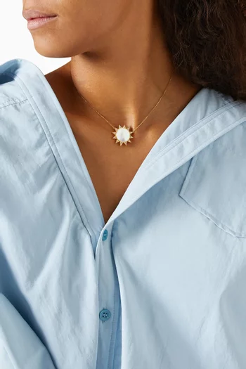Nurai Diamond Pendant Necklace in 18kt Yellow Gold     