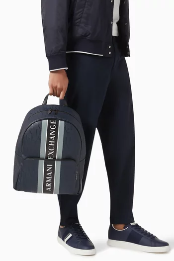 حقيبة ظهر بشعار الماركة نايلون