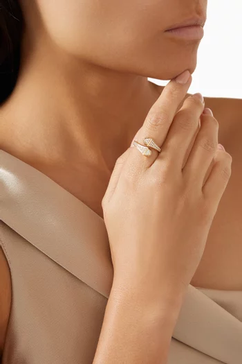 Cleo Diamond Wrap Ring in 18kt Gold