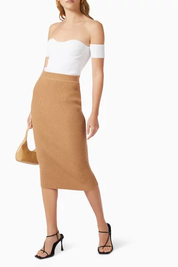 Pencil Skirt in Cashmere 