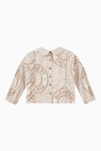 Montage Print Blouse in Cotton