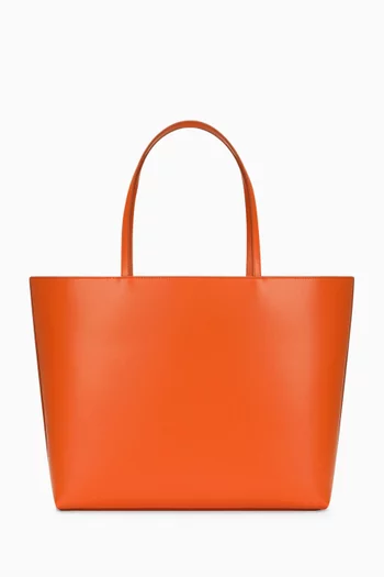 Medium DG-embossed Logo Tote Bag in Calfskin