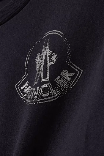 Logo Long-sleeve T-shirt in Cotton