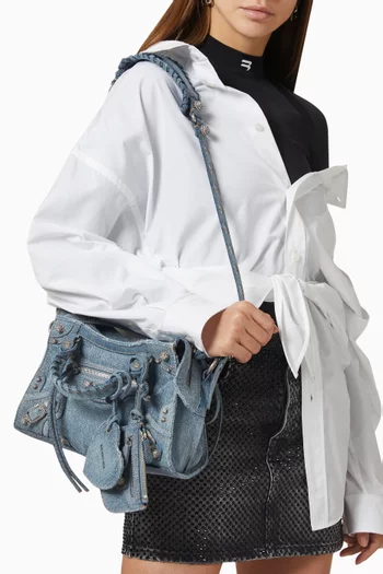 Neo Cagole XS Shoulder Bag in Denim   