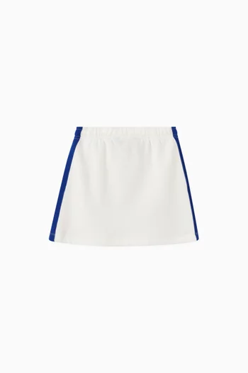 Contrast Tape Skirt in Cotton