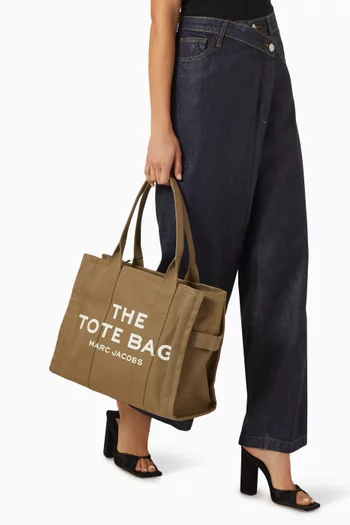 Large The Tote Bag in Cotton Canvas