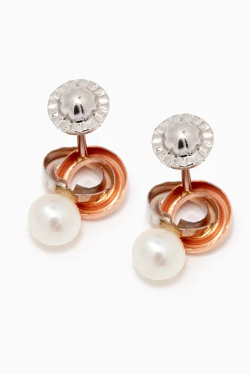 Pearl Earrings in 18kt Gold