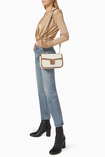 Katy Shoulder Bag in Textured Leather