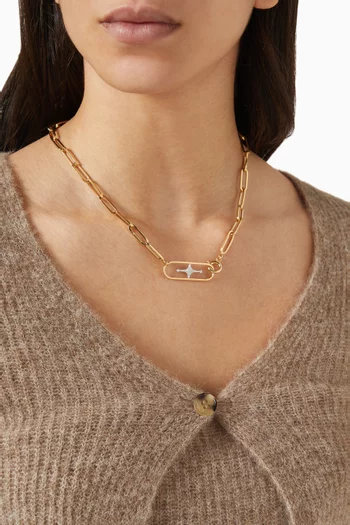 Alter Diamond Necklace in 18kt Yellow Gold