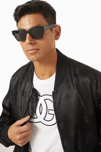 DG Icon Sunglasses in Crystal Acetate