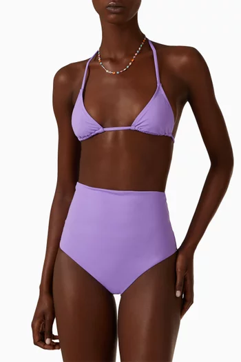 Malia Triangle Bikini Top in Embodee™ Fabric