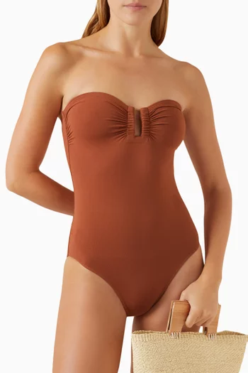 Cassiopée Bustier One-piece Swimsuit