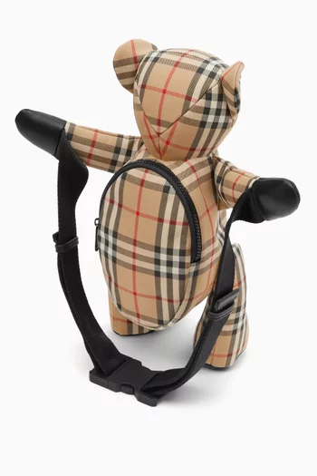حقيبة خصر قنب قطني بتصميم الدب توماس
