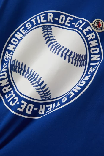 Baseball Logo T-shirt in Cotton