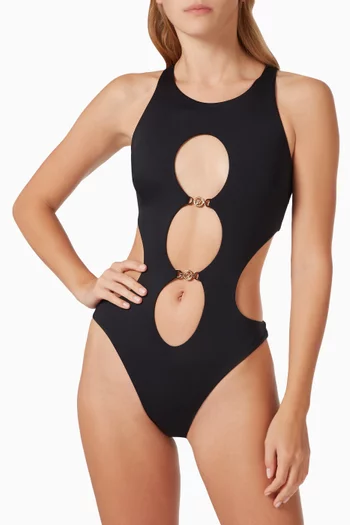 Medusa Biggie One-piece Swimsuit in Stretch-nylon