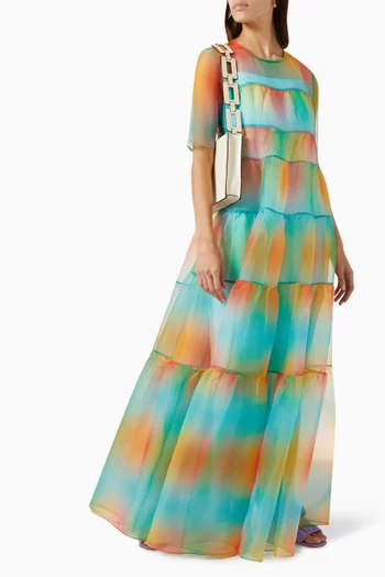 Hyacinth Maxi Dress in Organza