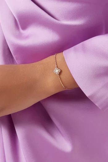 Sharazad Jasmin Diamond Bracelet in 18kt Rose Gold