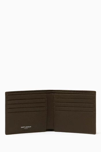 Tiny Monogram East/West Wallet in Leather