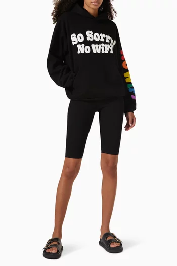 So Sorry No Wifi Universal Hoodie in Cotton-terry