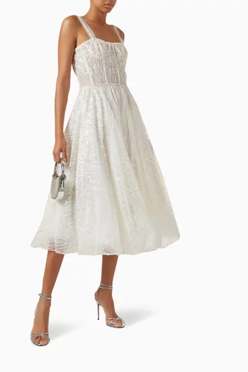 Mademoiselle Bridal Midi Dress