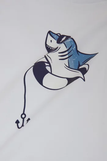 Shark T-shirt in Cotton