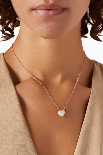Farfasha Petali Del Mare Garnet Necklace in 18kt Rose Gold