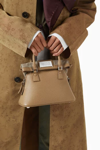 Micro 5AC Classique Bag in Grainy Leather