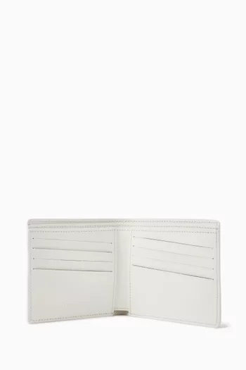 Slim Breeze Four-stitch Wallet in Leather