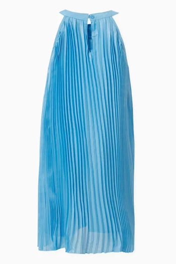 Pleated Dress in Polyester