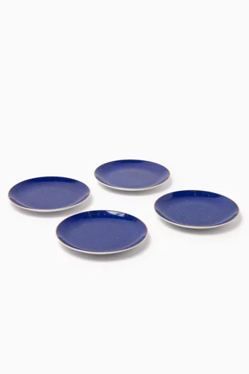 Lapis Canape Plates, Set of 4