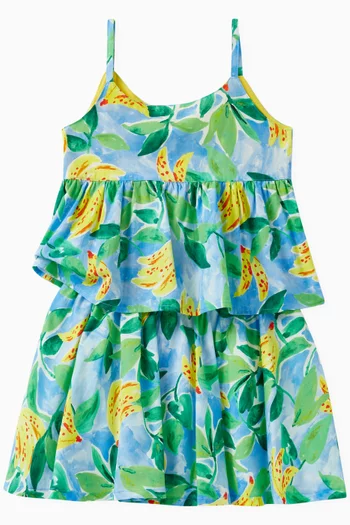 Anne Banana Print Top in Cotton