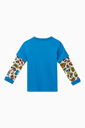 Baby Milo Mixed Fruit Layered T-shirt in Cotton-blend
