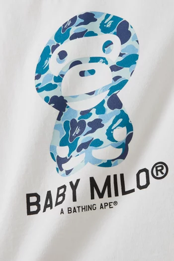 Camo Baby Milo T-shirt in Cotton