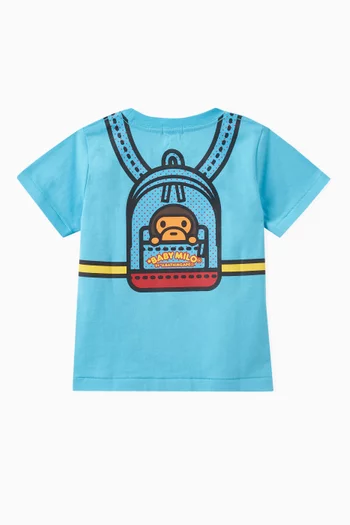 Baby Milo Daypack Logo T-shirt in Cotton