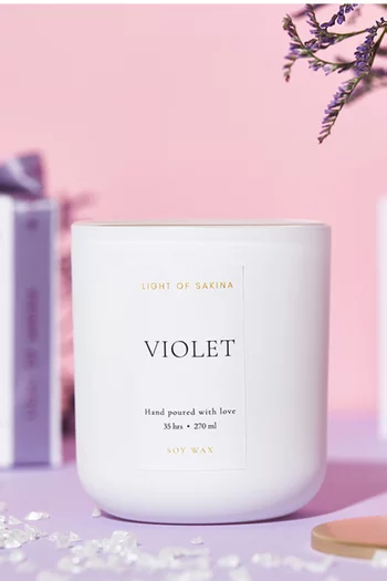 Violet Candle, 270g