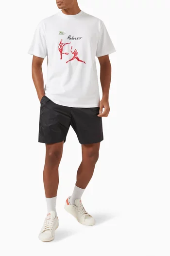 Middle Logo Shorts in Nylon