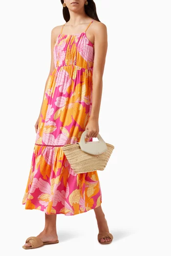 Yasfilippa Floral-print Midi Dress in EcoVero™