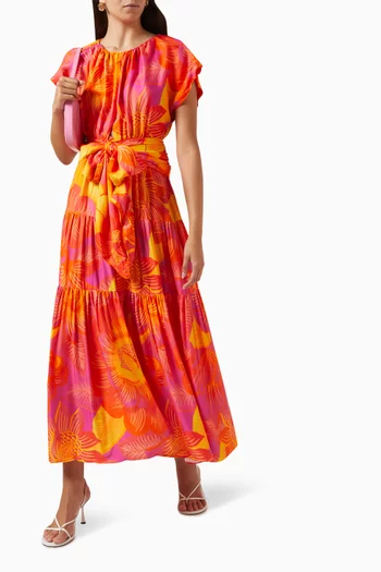 Summer Garden Ombre Maxi Dress in LENZING™ ECOVERO™