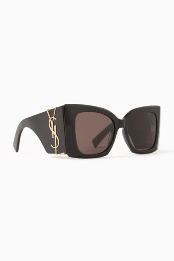 Blaze Oversized Cat-eye Sunglasses in Acetate