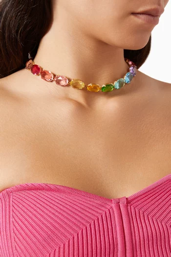 Simply Rainbow Crystal Necklace