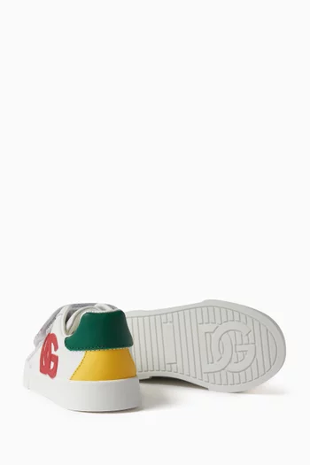 DG Logo Sneakers in Nappa Leather