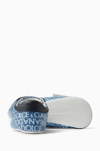 Logo-print Sneakers in Nappa
